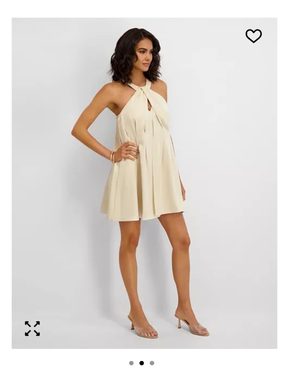 Black Siena Keyhole dress NWT